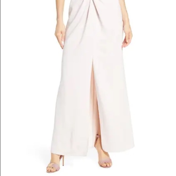 NWOT Harlyn Twist front Sleeveless Chiffon Gown - Picture 4 of 14